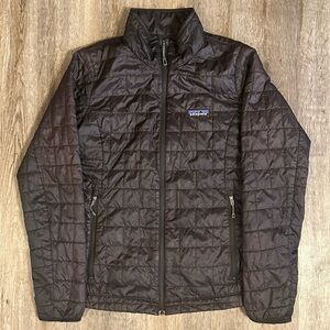EUC Patagonia Nanopuff Jacket in Black Women’s Size Small